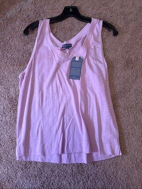 Democracy Lavender Scoop Neck Tank Top